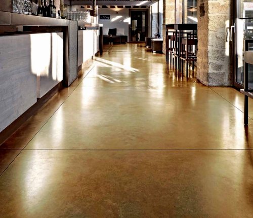Acid Stains Floors - Waldec Coatings